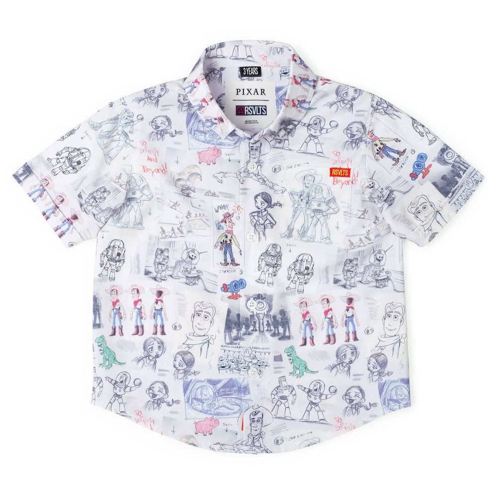 Disney and Pixar Toy Story "Toy Story-Board" – Preschooler KUNUFLEX Short Sleeve Shirt