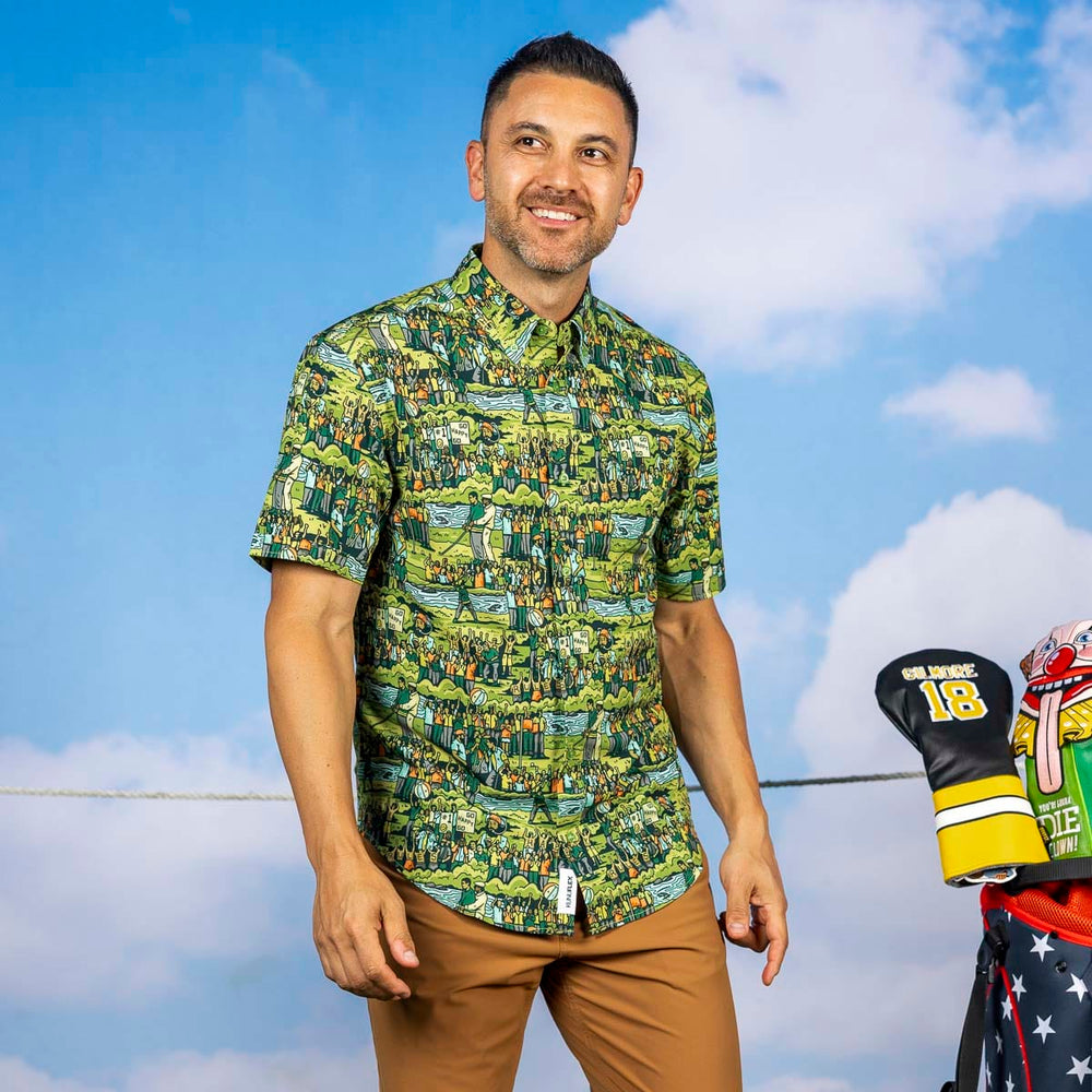 Happy Gilmore "Happy's Hooligans" – KUNUFLEX Short Sleeve Shirt - Image 2