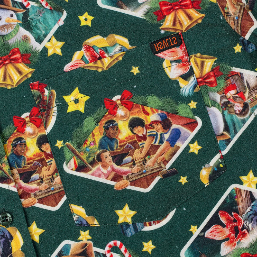 Stranger Things "Season’s Creepings" – KUNUFLEX Short Sleeve Shirt - Image 3