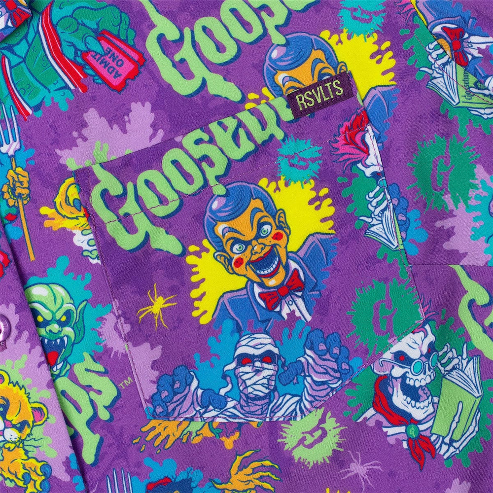 Goosebumps "Scared Sheetless" – Women's KUNUFLEX Short Sleeve Shirt - Image 4