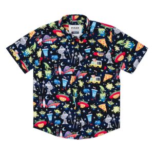 Disney and Pixar Toy Story "What a Spaceport!" – Youth KUNUFLEX Short Sleeve Shirt