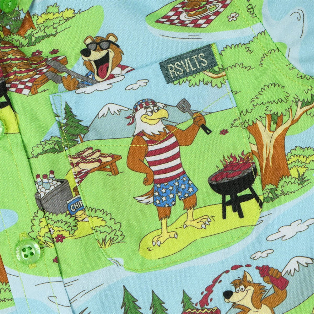 Forest Fourth – Preschooler KUNUFLEX Short Sleeve Shirt - Image 2