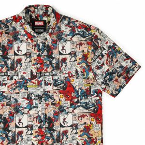 Spider-Man "Punishing Panels" – KUNUFLEX Short Sleeve Shirt