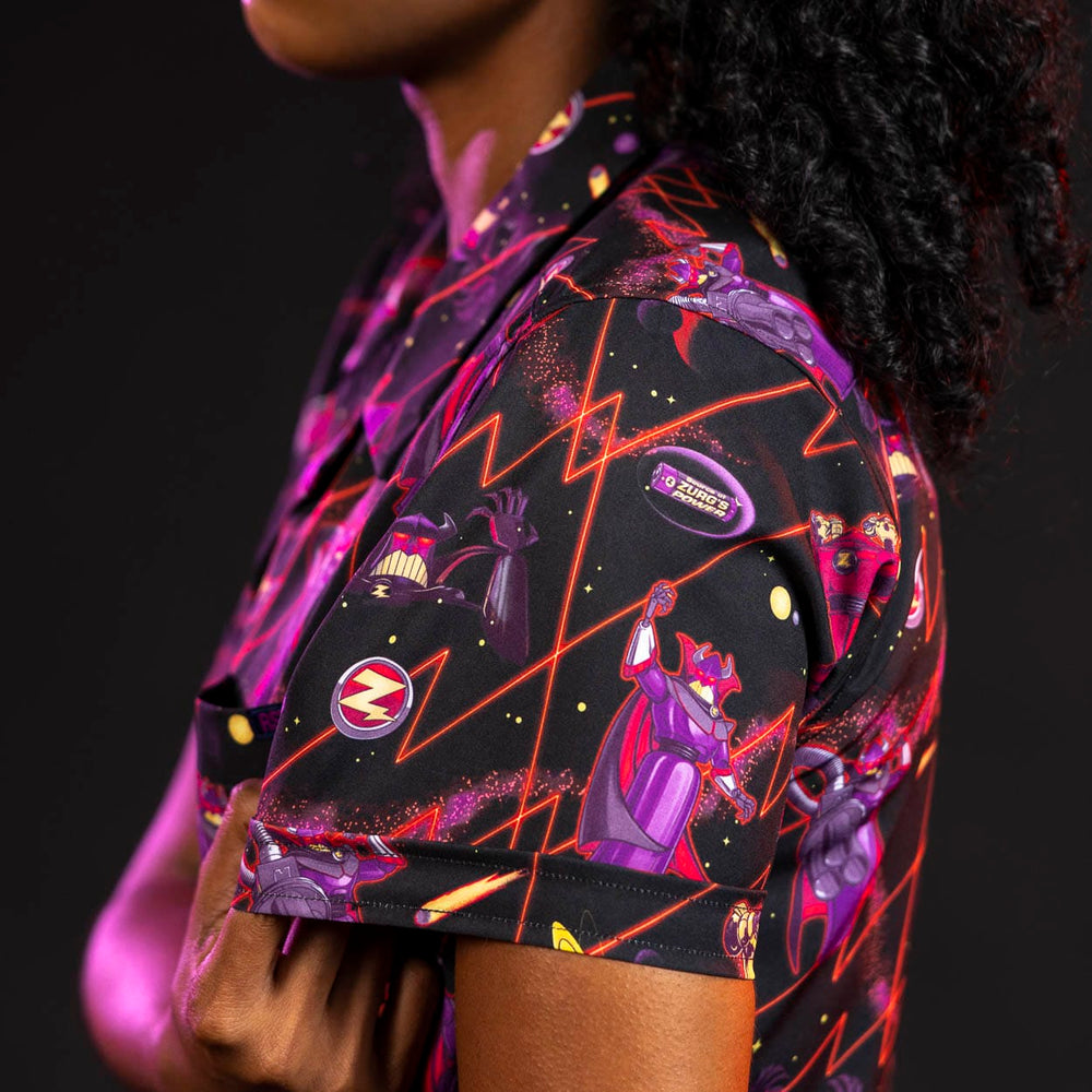 Disney and Pixar Toy Story "Emperor of Evil" – Women's KUNUFLEX Short Sleeve Shirt - Image 5