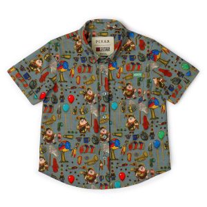 Disney and Pixar Up "The Wilderness Must Be Explored" – Preschooler KUNUFLEX Short Sleeve Shirt