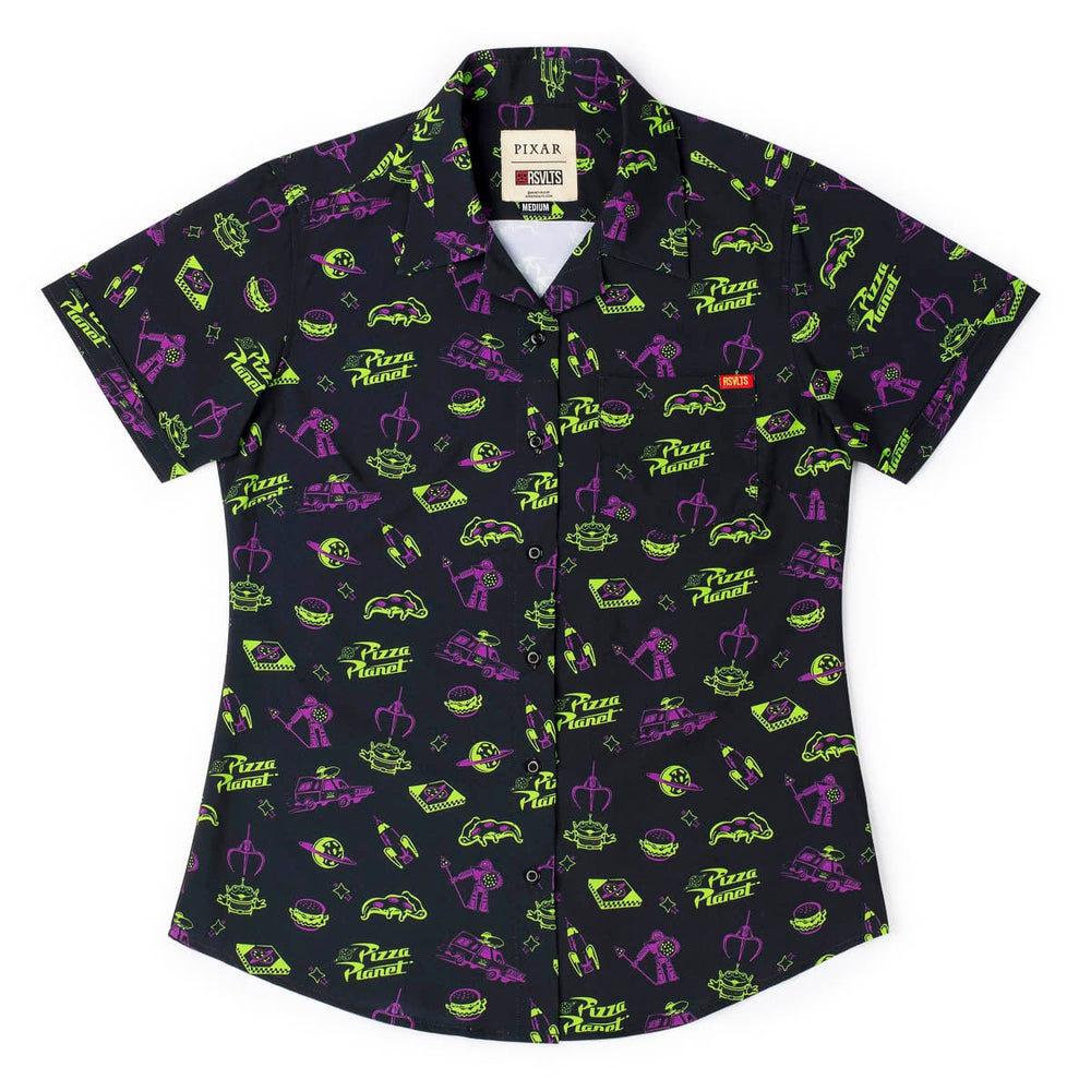 Disney and Pixar Toy Story "Cleared to Enter" – Women's KUNUFLEX Short Sleeve Shirt - Image 2