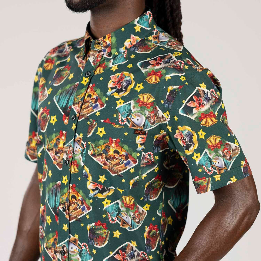 Stranger Things "Season’s Creepings" – KUNUFLEX Short Sleeve Shirt - Image 4