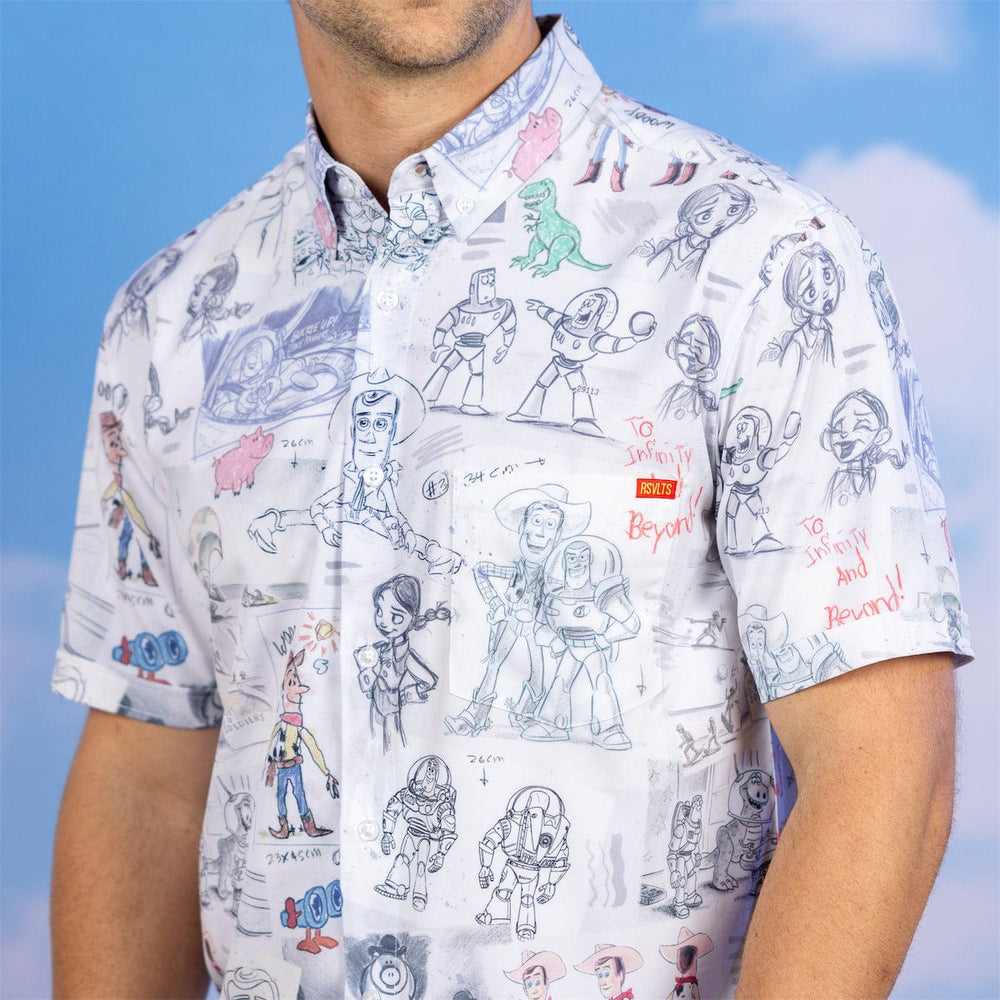 Disney and Pixar Toy Story "Toy Story-Board" – KUNUFLEX Short Sleeve Shirt - Image 4