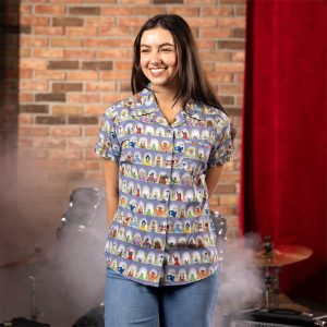Disney's The Muppets "Light the Lights" – Women's KUNUFLEX Short Sleeve Shirt