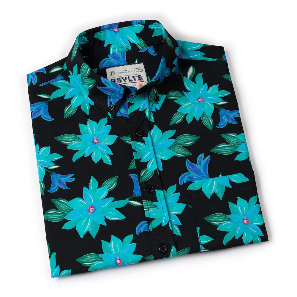 Moon Garden – KUNUFLEX Short Sleeve Shirt - Image 8