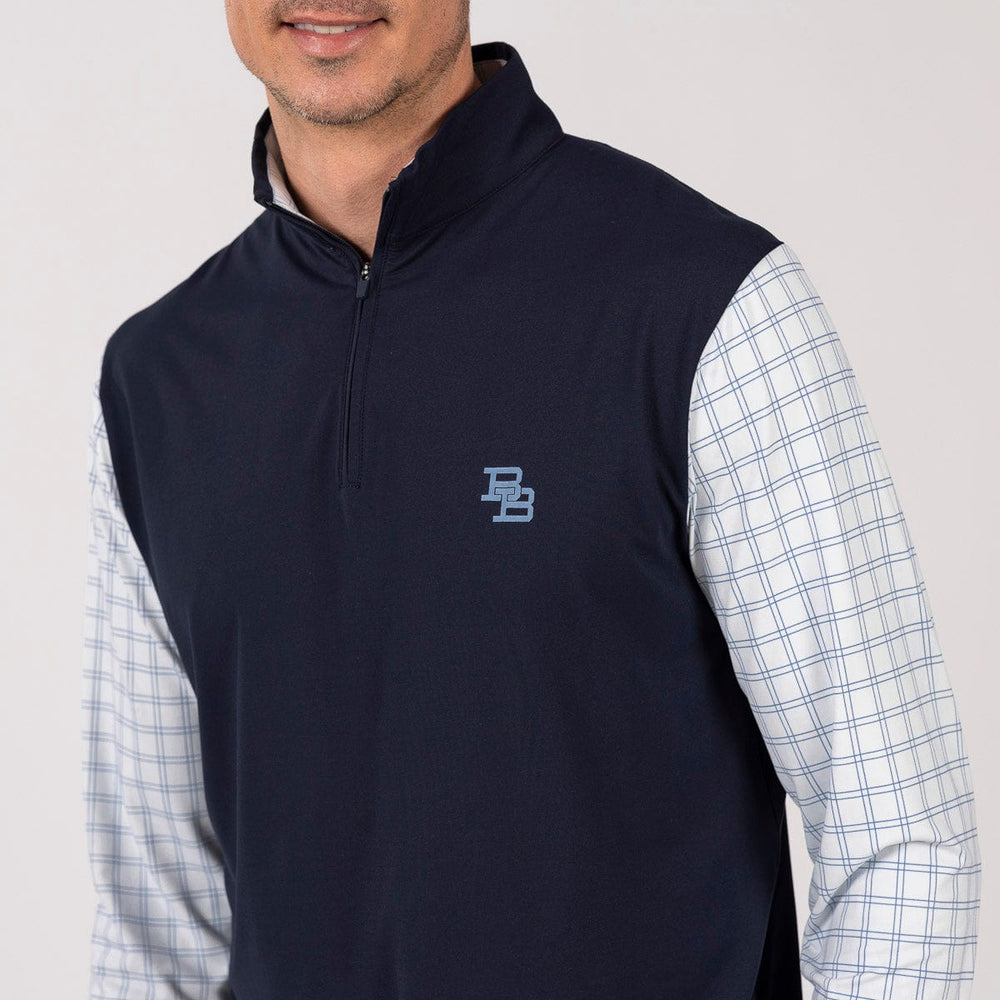 Breakfast Balls® "Finance Bro Blue (Monogram)" – Quarter Zip - Image 6
