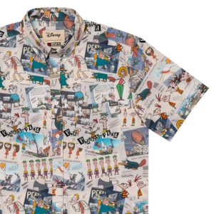 Disney’s Phineas and Ferb "Tri-State Sketches" – KUNUFLEX Short Sleeve Shirt