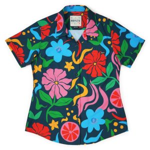 BIG Groovy Garden – Women's KUNUFLEX Short Sleeve Shirt