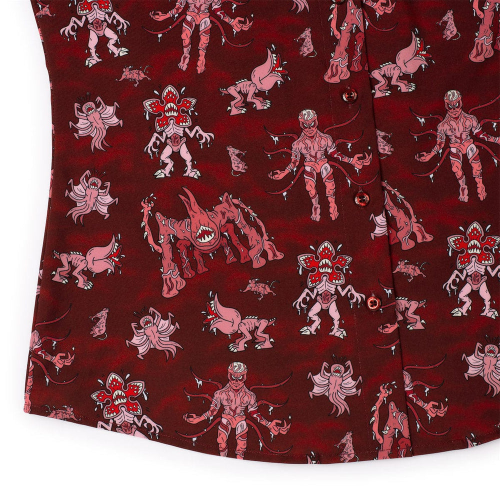 Stranger Things "Vecna and Friends" – Women's KUNUFLEX Short Sleeve Shirt - Image 4