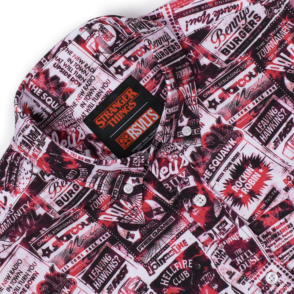 Stranger Things "The Hawkins Post" – KUNUFLEX Short Sleeve Shirt - Image 6