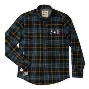 Disney Tim Burton's The Nightmare Before Christmas "Lock, Shock & Barrel" – BorlandFlex™ Long Sleeve Flannel (2024 Fit)