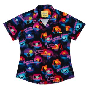 Airbrush Tropic – Women's KUNUFLEX Short Sleeve Shirt