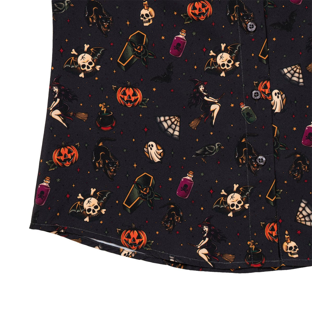 Tat's Spooky! – Women's KUNUFLEX Short Sleeve Shirt - Image 7