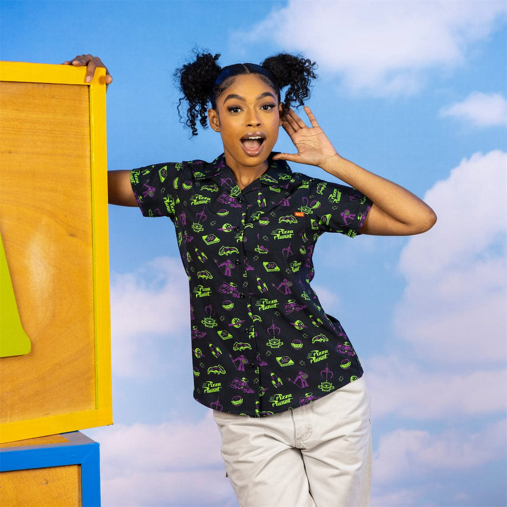 Disney and Pixar Toy Story "Cleared to Enter" – Women's KUNUFLEX Short Sleeve Shirt