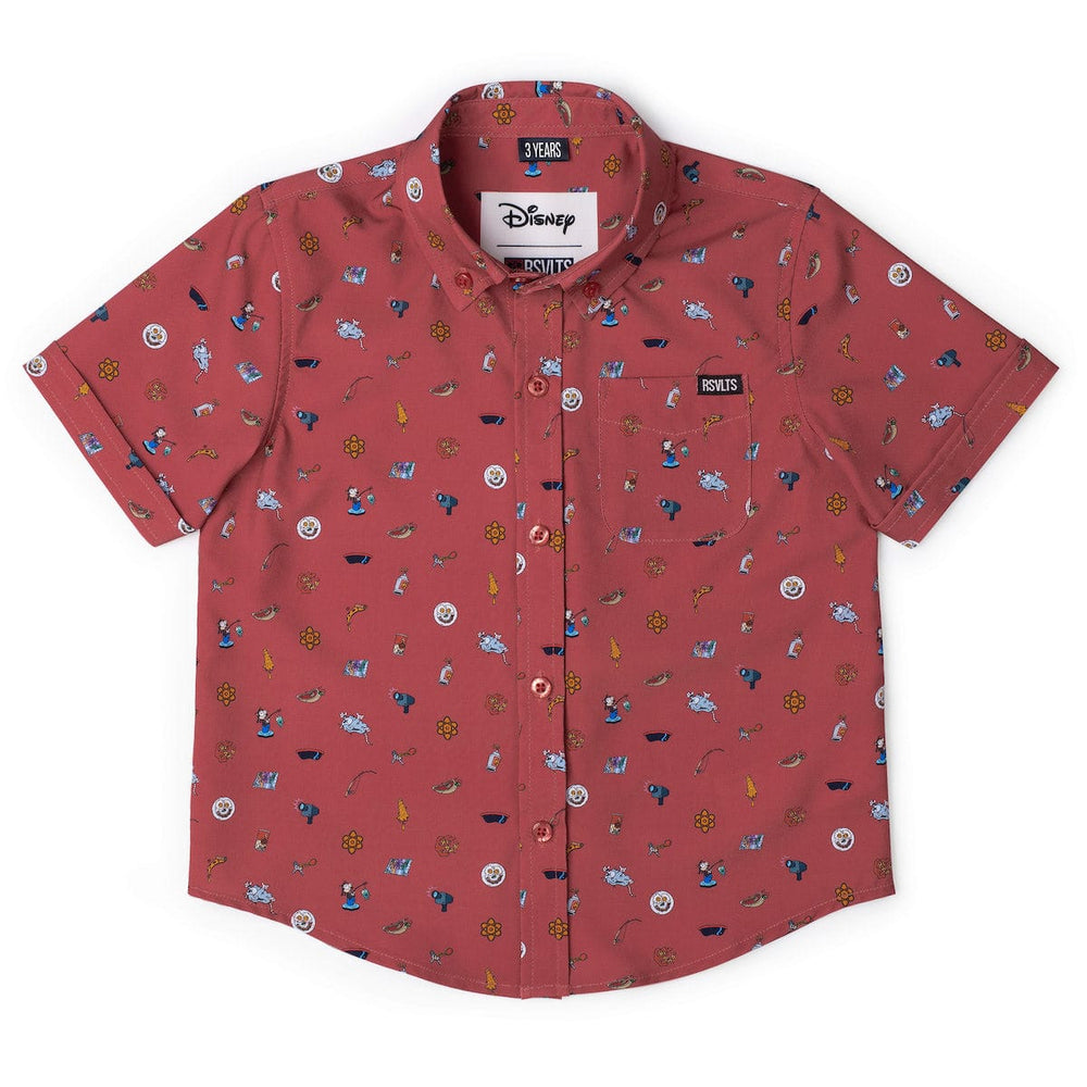 Disney’s A Goofy Movie "Road Trip Trinkets" – Preschooler KUNUFLEX Short Sleeve Shirt