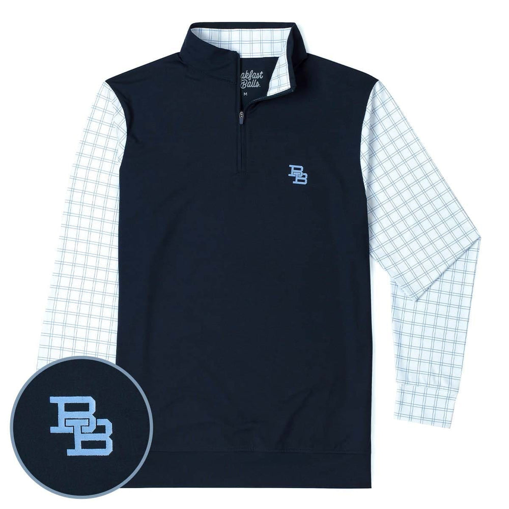 Breakfast Balls® "Finance Bro Blue (Monogram)" – Quarter Zip - Image 2