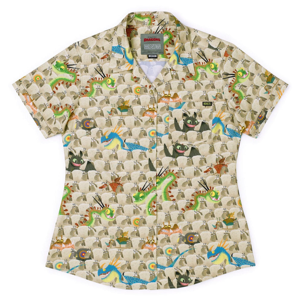 How to Train Your Dragon "Counting Sheep" – Women's KUNUFLEX Short Sleeve Shirt - Image 2