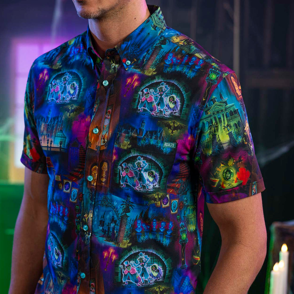 Disney's Haunted Mansion "999 Happy Haunts" – KUNUFLEX Short Sleeve Shirt - Image 4