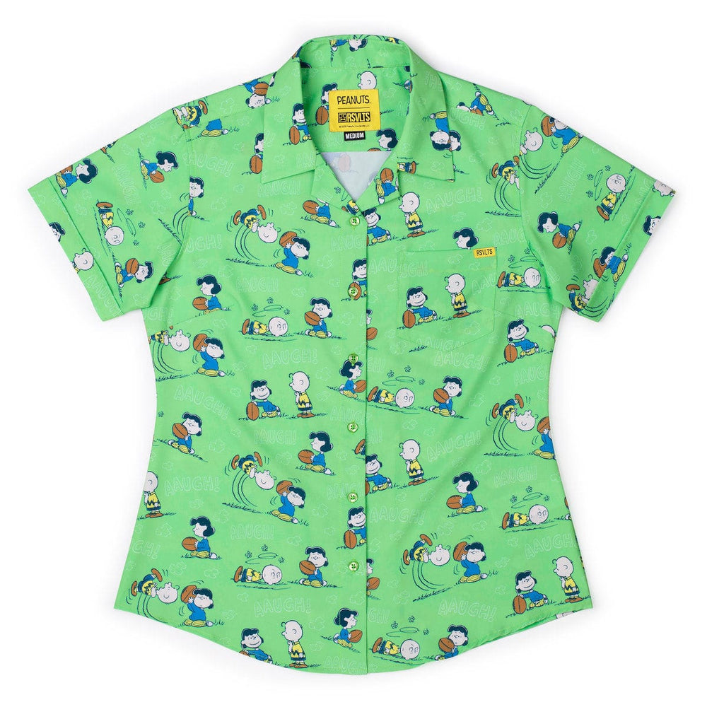 Peanuts "AAUGH!" – Women's KUNUFLEX Short Sleeve Shirt - Image 2