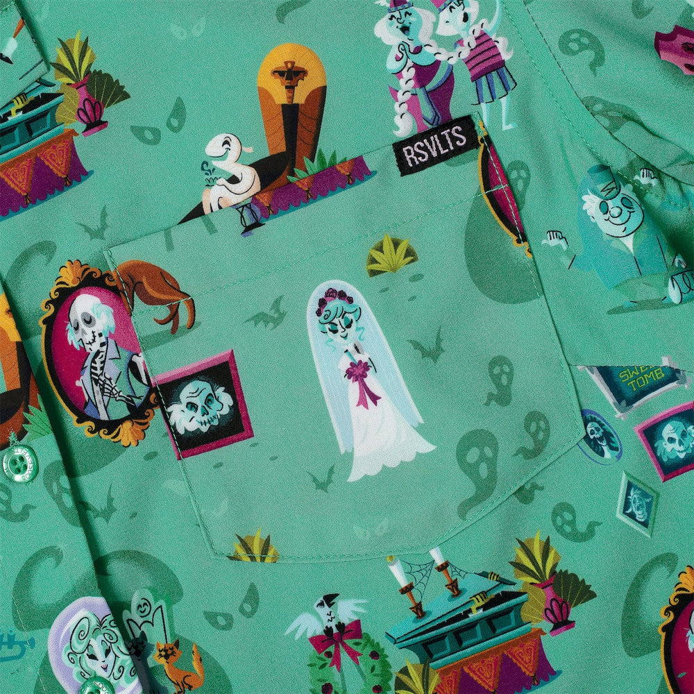 Disney’s Haunted Mansion “After-Life of the Party” – Women's KUNUFLEX Short Sleeve Shirt - Image 3