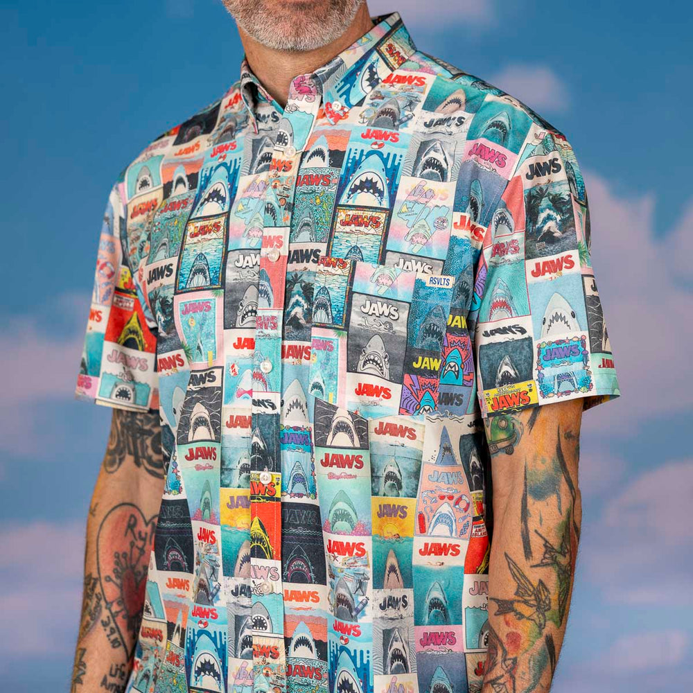Jaws "Great White Gallery" – KUNUFLEX Short Sleeve Shirt - Image 4