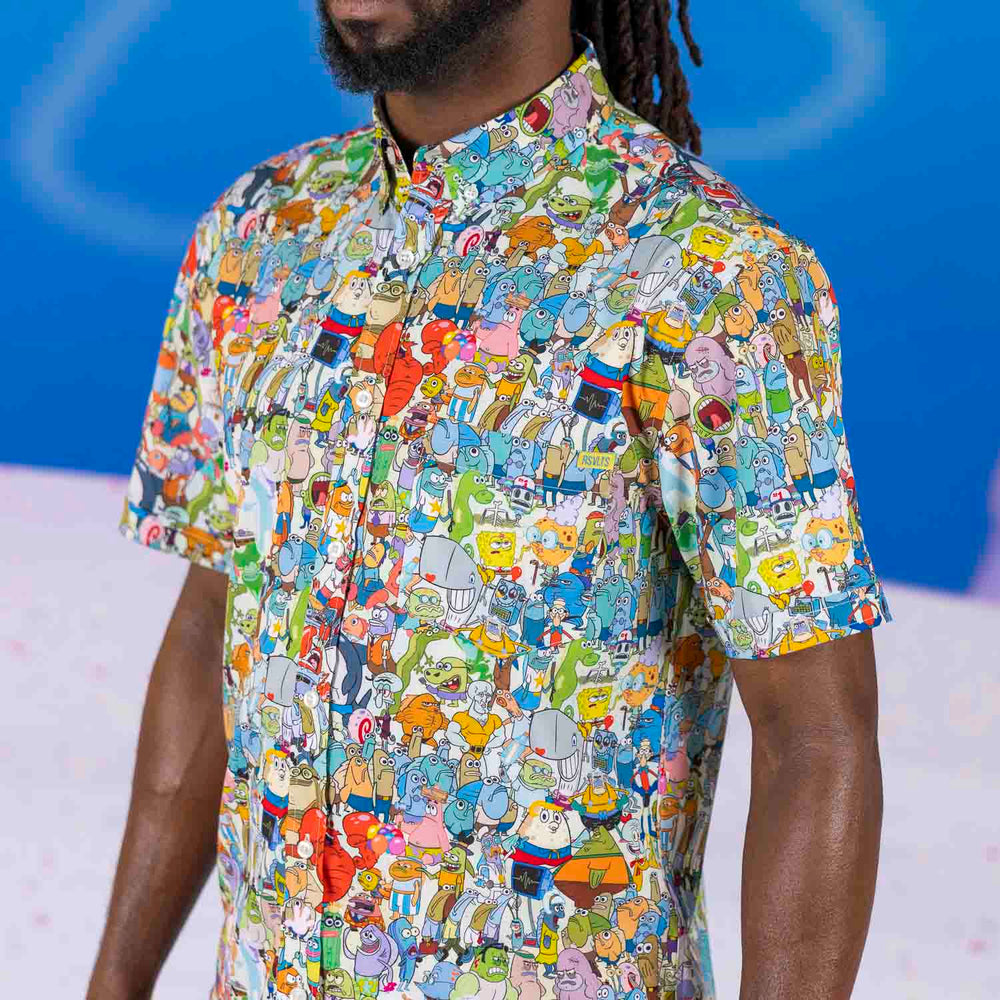 SpongeBob "Welcome to Bikini Bottom" – KUNUFLEX Short Sleeve Shirt - Image 5