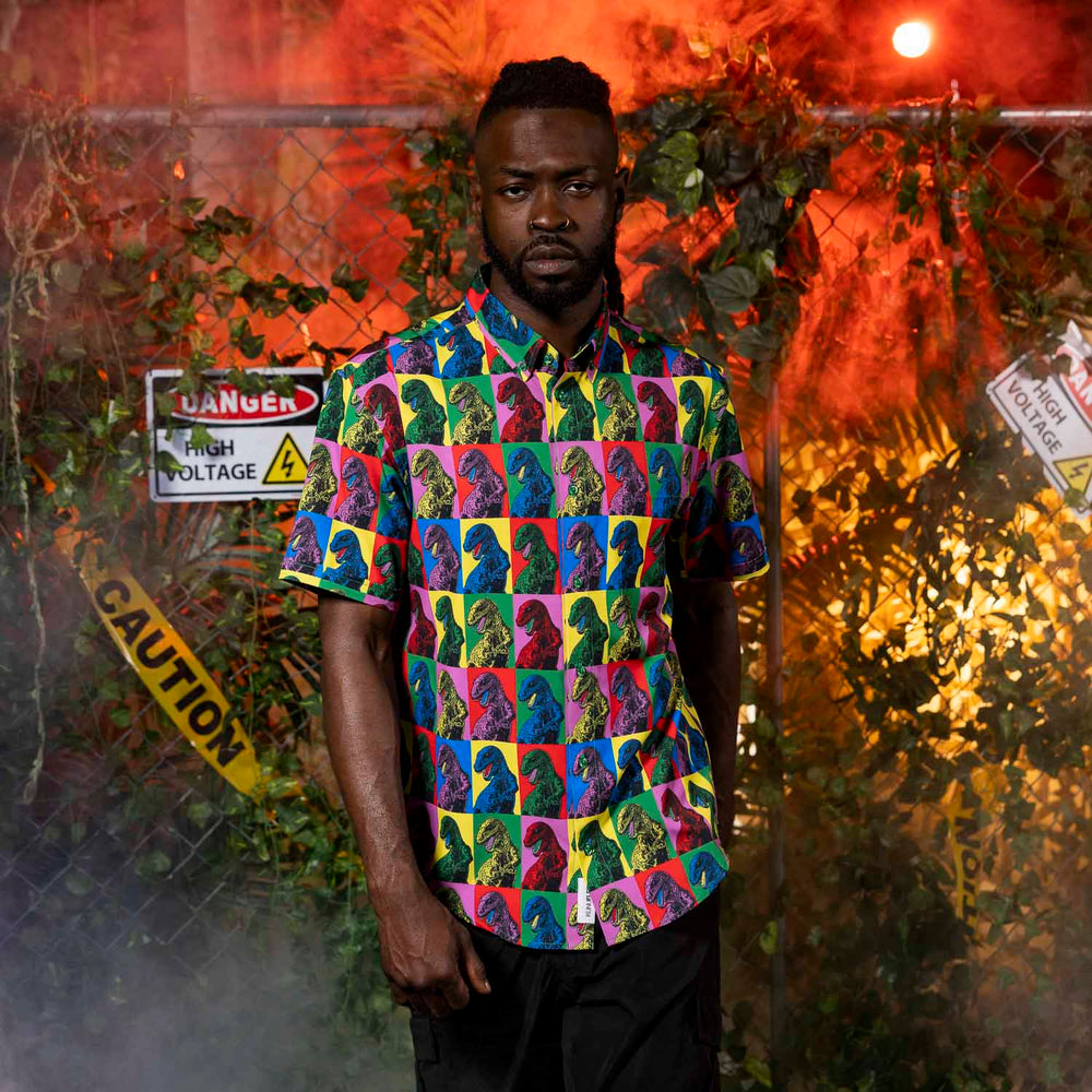 Jurassic Park "Jurassic Pop" – KUNUFLEX Short Sleeve Shirt - Image 2