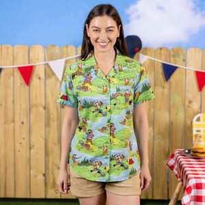 Forest Fourth – Women's KUNUFLEX Short Sleeve Shirt