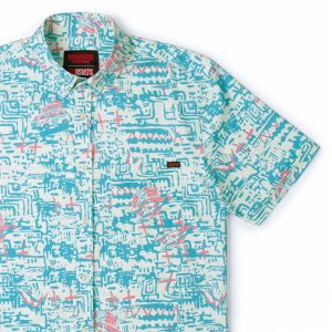 Stranger Things "Surfer Boy Pizza" – KUNUFLEX Short Sleeve Shirt