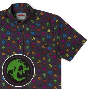 How to Train Your Dragon "Sizzlin' Sigils" – KUNUFLEX Short Sleeve Shirt