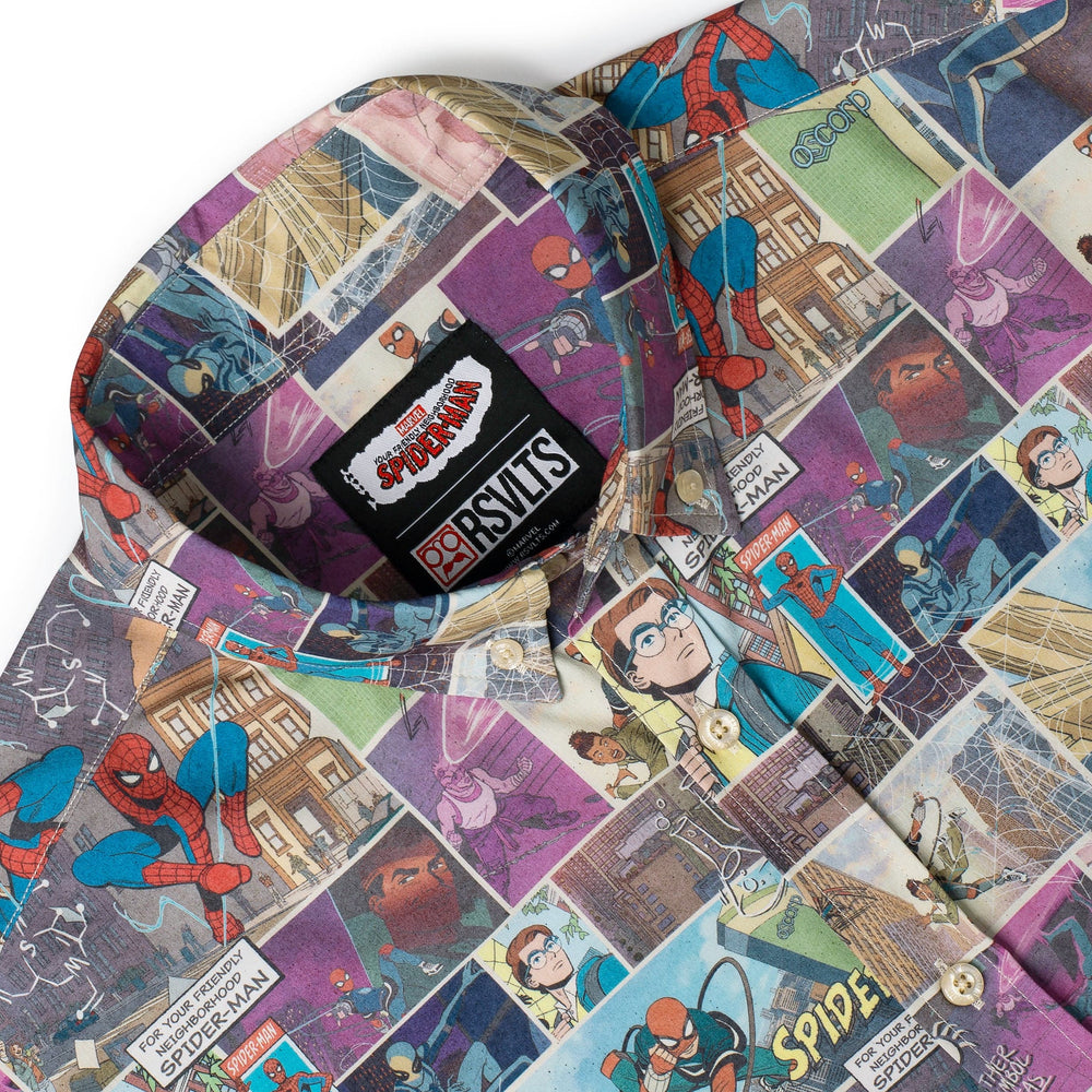 Your Friendly Neighborhood Spider-Man "In the Swing of Things" – KUNUFLEX Short Sleeve Shirt - Image 6