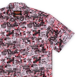 Stranger Things "The Hawkins Post" – KUNUFLEX Short Sleeve Shirt