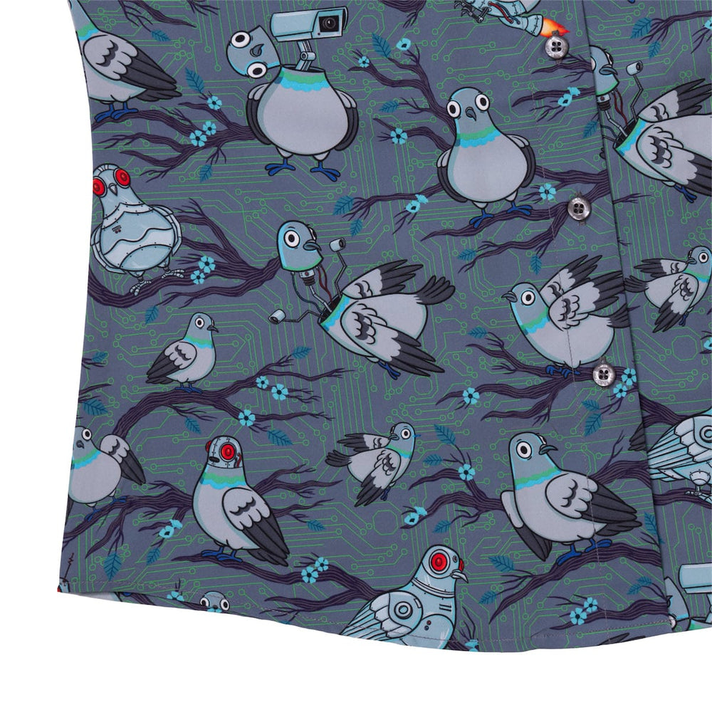 Bird Watching – Women's KUNUFLEX Short Sleeve Shirt - Image 4