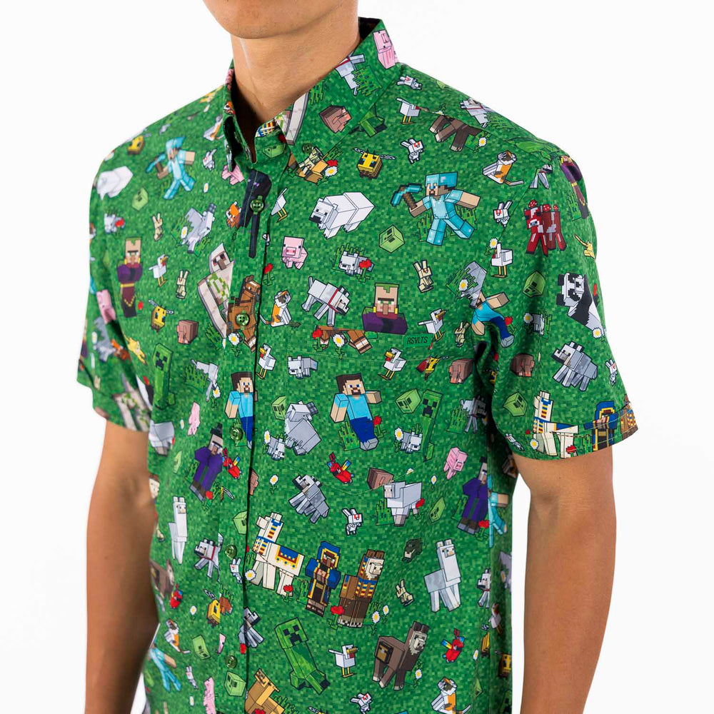 Minecraft "Overworld Odyssey" – KUNUFLEX Short Sleeve Shirt - Image 4