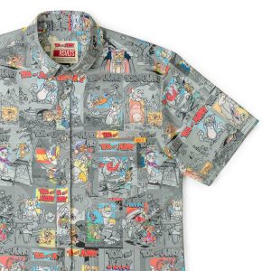 Tom and Jerry "Comic Chaos" – KUNUFLEX Short Sleeve Shirt