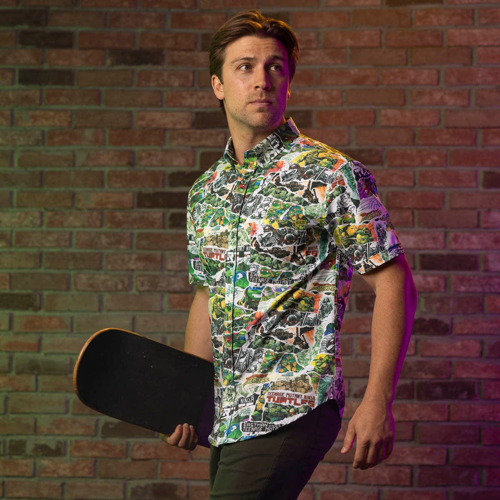 Teenage Mutant Ninja Turtles "Tubular Since '84" – KUNUFLEX Short Sleeve Shirt - Image 2