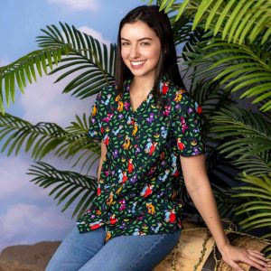 Disney's Peter Pan "Never Grow Up" – Women's KUNUFLEX Short Sleeve Shirt