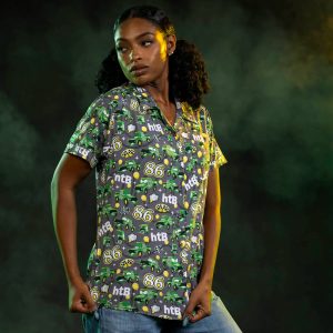 Disney and Pixar Cars "Chick Hicks 86" – Women's KUNUFLEX Short Sleeve Shirt