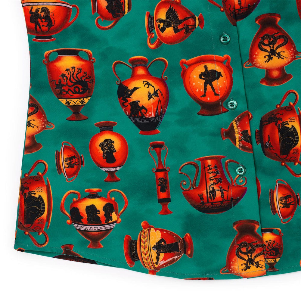 Disney’s Hercules "Vases of Valor" – Women's KUNUFLEX Short Sleeve Shirt - Image 7