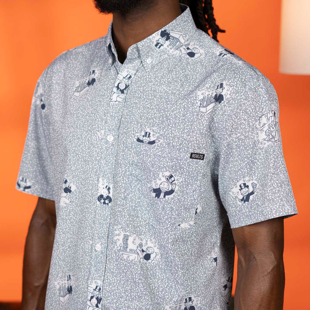 Monopoly "Funds & Games" – KUNUFLEX Short Sleeve Shirt - Image 4