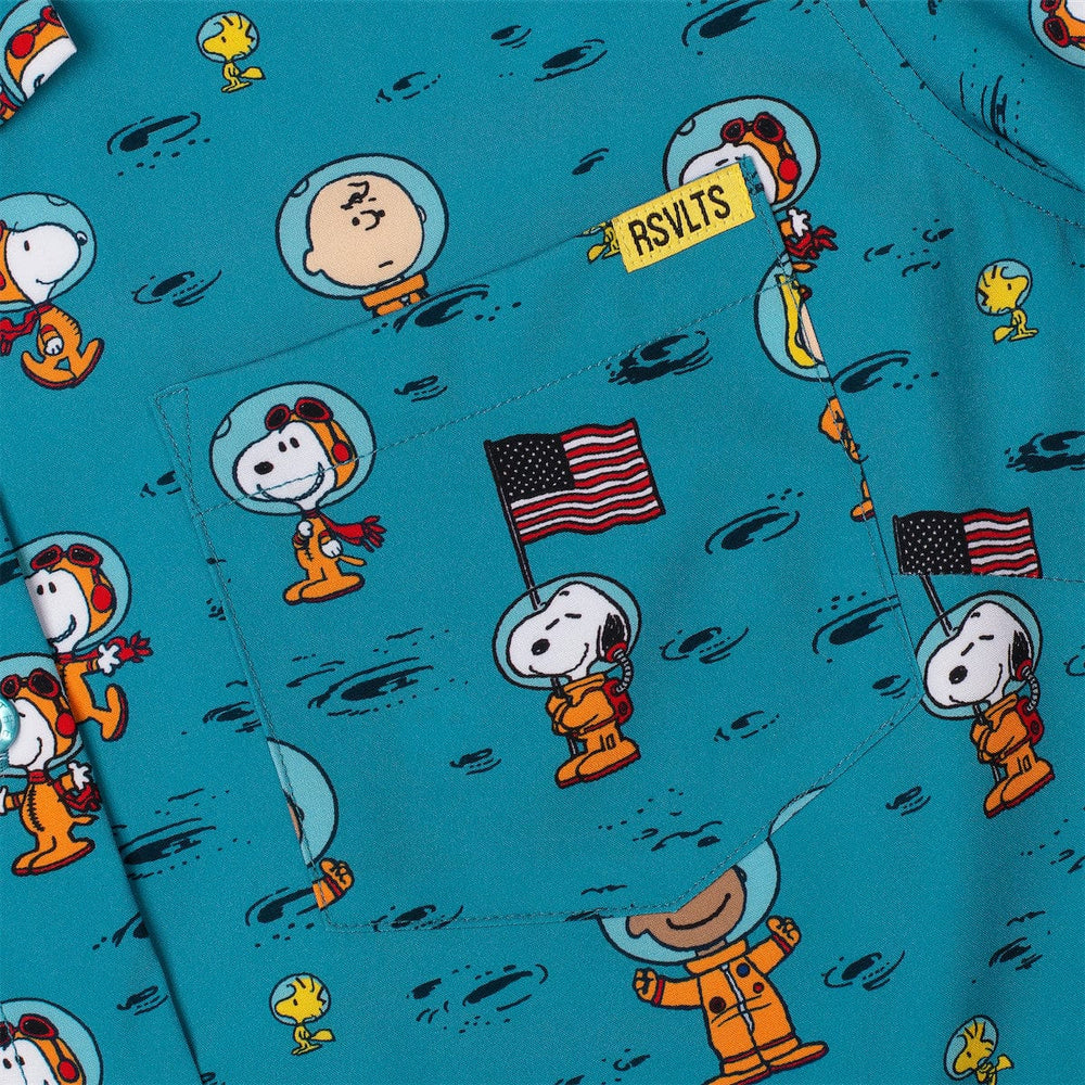 Peanuts "Astro 'Nuts" – Women's KUNUFLEX Short Sleeve Shirt - Image 4