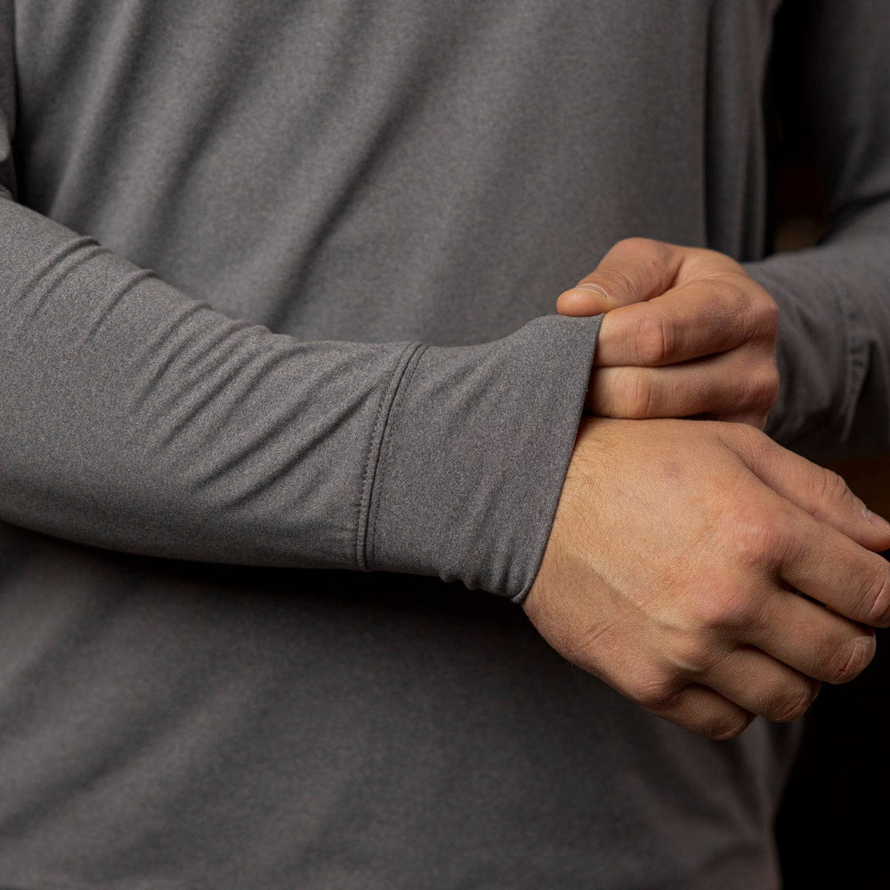 Iron Gate Melange – Commuter Long Sleeve Polo - Image 6