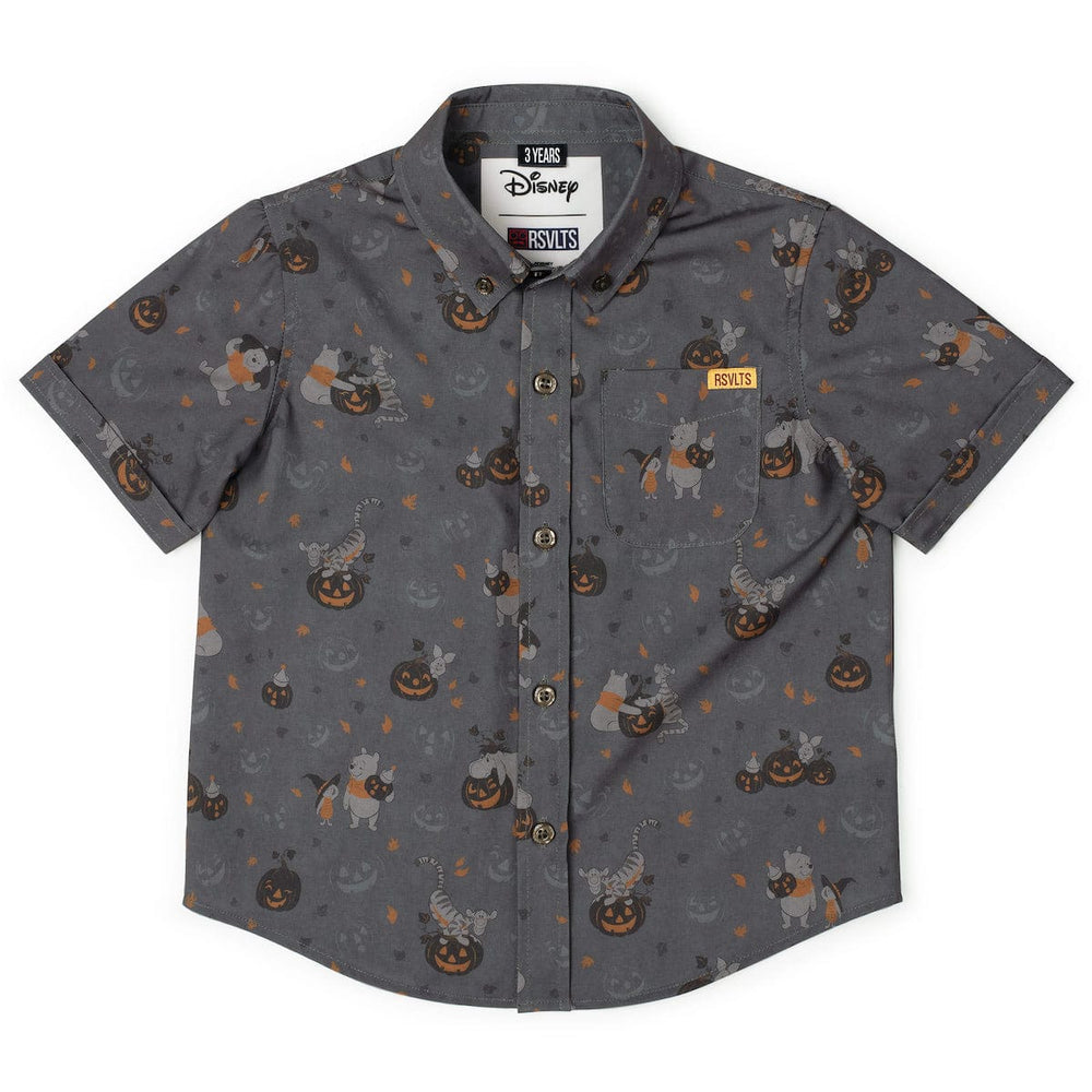 Disney’s Winnie the Pooh "Pooh's Pumpkin Patch" – Preschooler KUNUFLEX Short Sleeve Shirt - Image 2