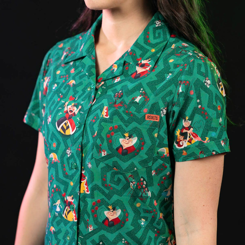 Disney "Off with Their Heads!" – Women's KUNUFLEX Short Sleeve Shirt - Image 3