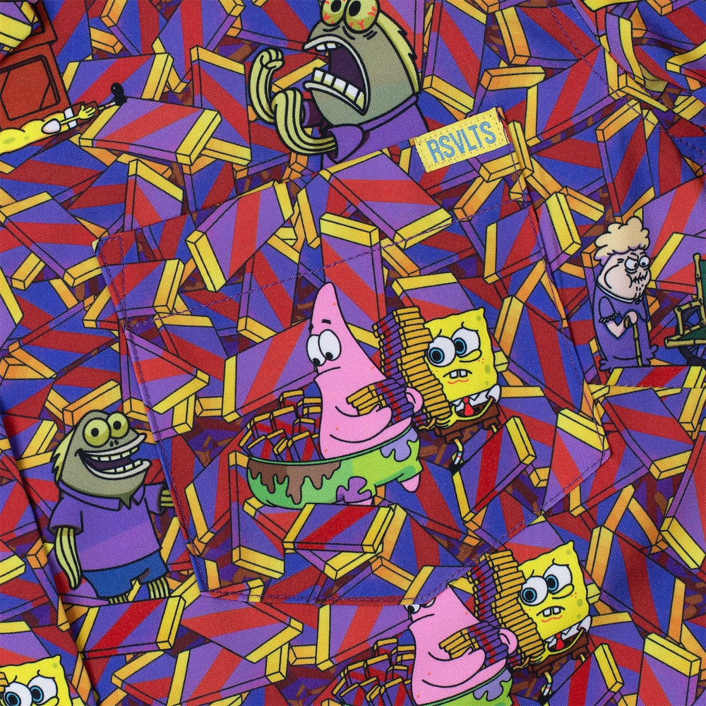 SpongeBob "CHOOOOOCOLATE!!!" – Women's KUNUFLEX Short Sleeve Shirt - Image 2